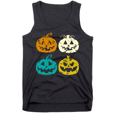 Vintage Pumpkin Halloween Tank Top