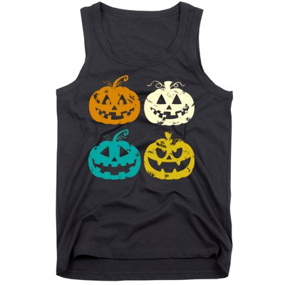 Vintage Pumpkin Halloween Tank Top