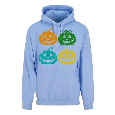 Vintage Pumpkin Halloween Unisex Surf Hoodie