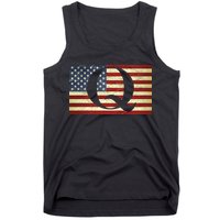 Vintage Q-Anon USA Flag Tank Top