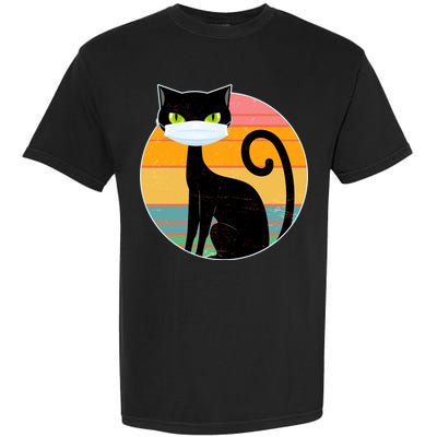 Vintage Quarantine Kitty Mask Garment-Dyed Heavyweight T-Shirt