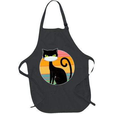 Vintage Quarantine Kitty Mask Apron