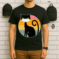 Vintage Quarantine Kitty Mask T-Shirt