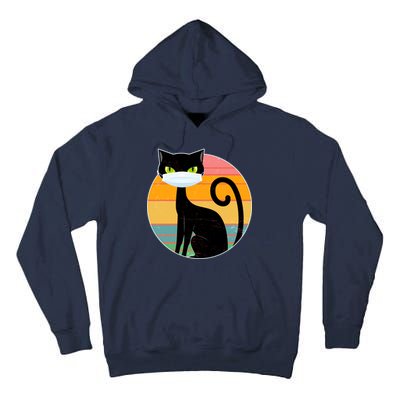 Vintage Quarantine Kitty Mask Tall Hoodie