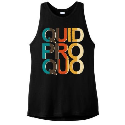 Vintage Quid Pro Quo Ladies PosiCharge Tri-Blend Wicking Tank