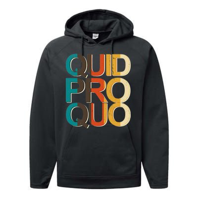 Vintage Quid Pro Quo Performance Fleece Hoodie