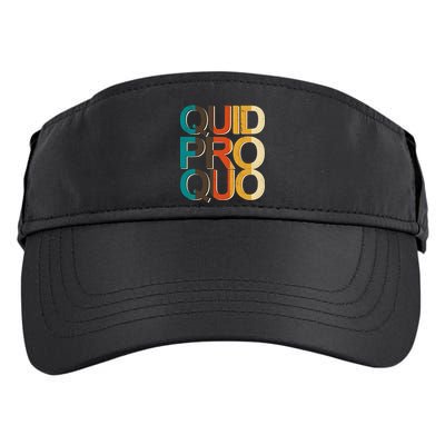 Vintage Quid Pro Quo Adult Drive Performance Visor