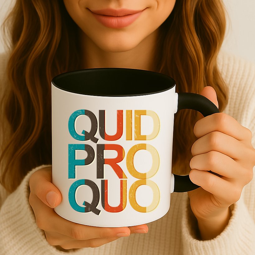 Vintage Quid Pro Quo Mug