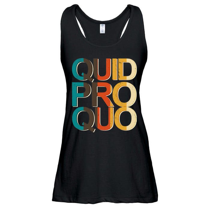 Vintage Quid Pro Quo Ladies Essential Flowy Tank