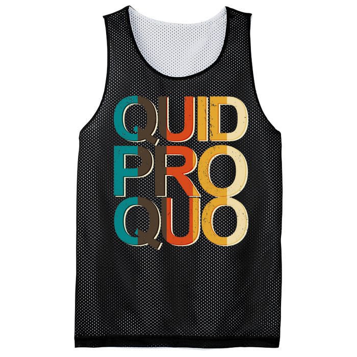 Vintage Quid Pro Quo Mesh Reversible Basketball Jersey Tank