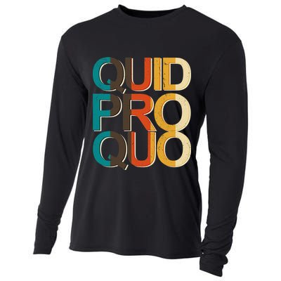 Vintage Quid Pro Quo Cooling Performance Long Sleeve Crew
