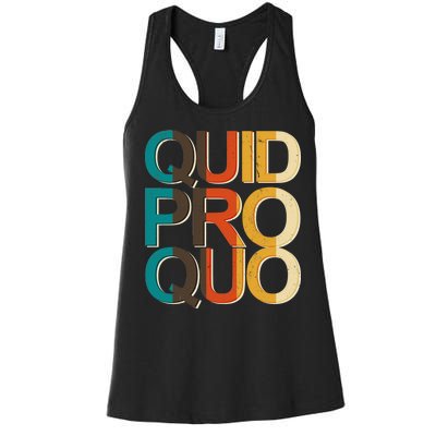 Vintage Quid Pro Quo Women's Racerback Tank