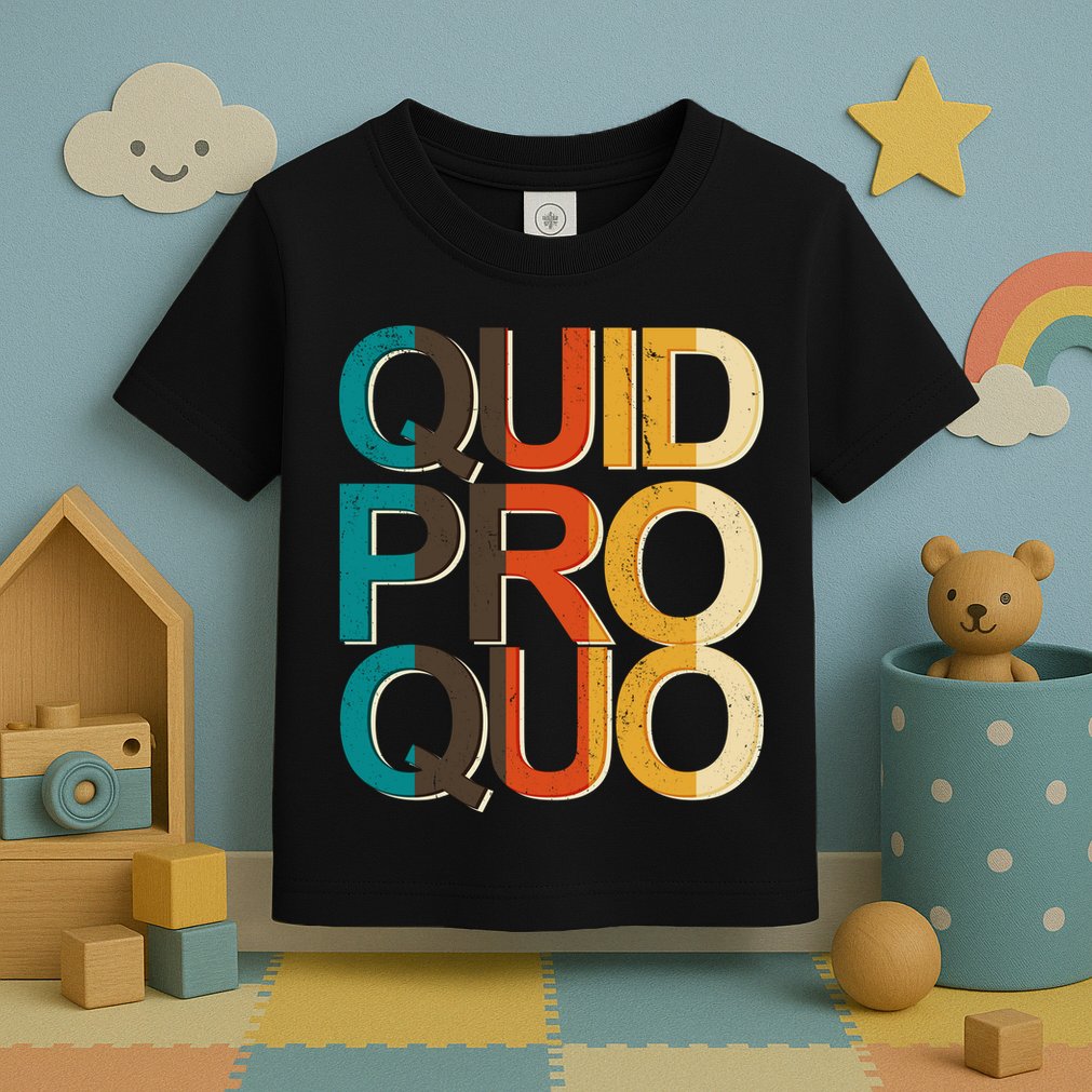 Vintage Quid Pro Quo Toddler T-Shirt