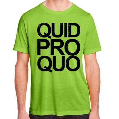 Vintage Quid Pro Quo Funny Adult ChromaSoft Performance T-Shirt