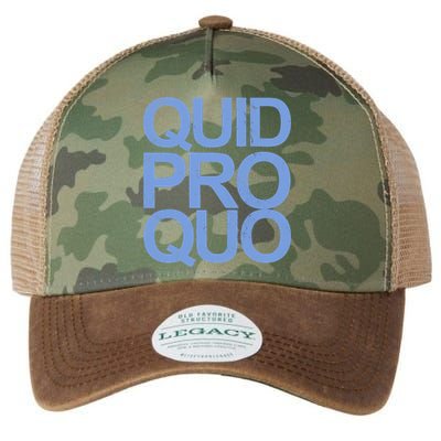 Vintage Quid Pro Quo Funny Legacy Tie Dye Trucker Hat