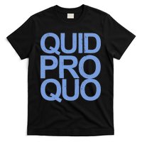 Vintage Quid Pro Quo Funny T-Shirt