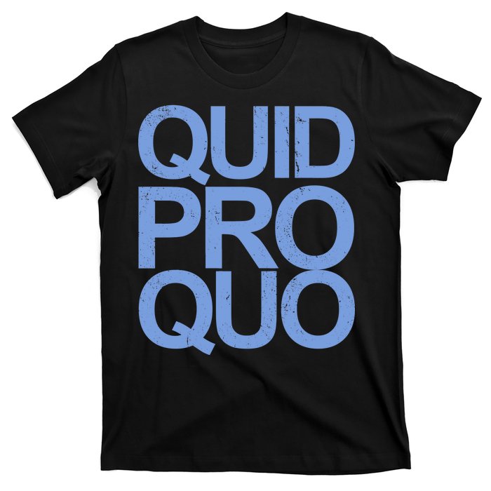 Vintage Quid Pro Quo Funny T-Shirt