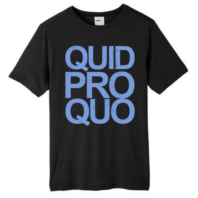 Vintage Quid Pro Quo Funny Tall Fusion ChromaSoft Performance T-Shirt