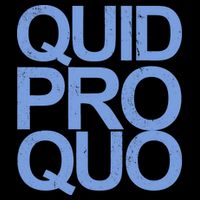 Vintage Quid Pro Quo Funny Drawstring Bag