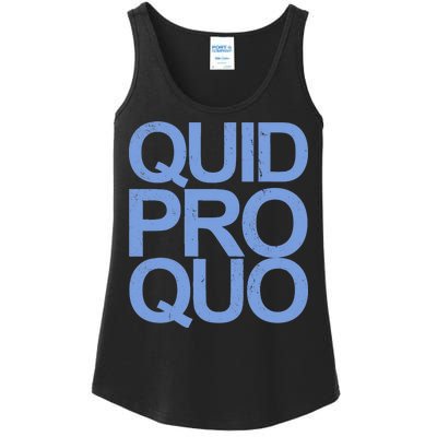 Vintage Quid Pro Quo Funny Ladies Essential Tank