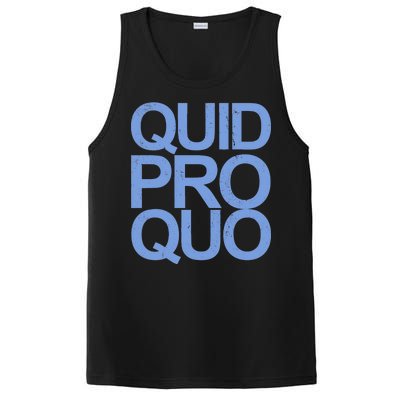 Vintage Quid Pro Quo Funny PosiCharge Competitor Tank