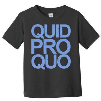 Vintage Quid Pro Quo Funny Toddler T-Shirt