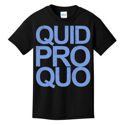 Vintage Quid Pro Quo Funny Kids T-Shirt