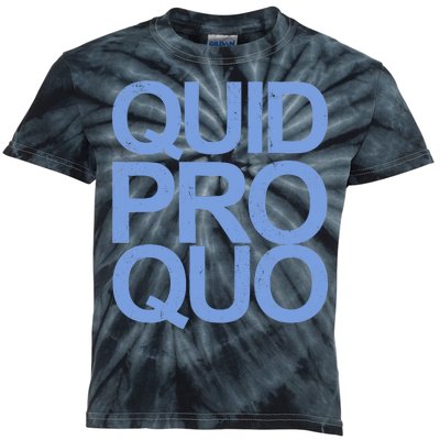 Vintage Quid Pro Quo Funny Kids Tie-Dye T-Shirt