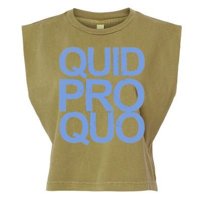 Vintage Quid Pro Quo Funny Garment-Dyed Women's Muscle Tee