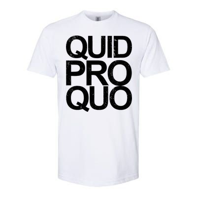 Vintage Quid Pro Quo Funny Softstyle CVC T-Shirt