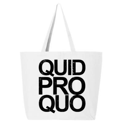 Vintage Quid Pro Quo Funny 25L Jumbo Tote