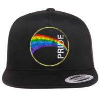 Vintage Rainbow Gay Pride Flatbill Hat