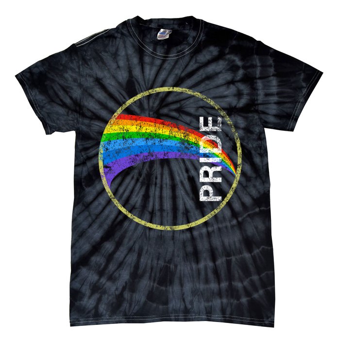 Vintage Rainbow Gay Pride Tie-Dye T-Shirt