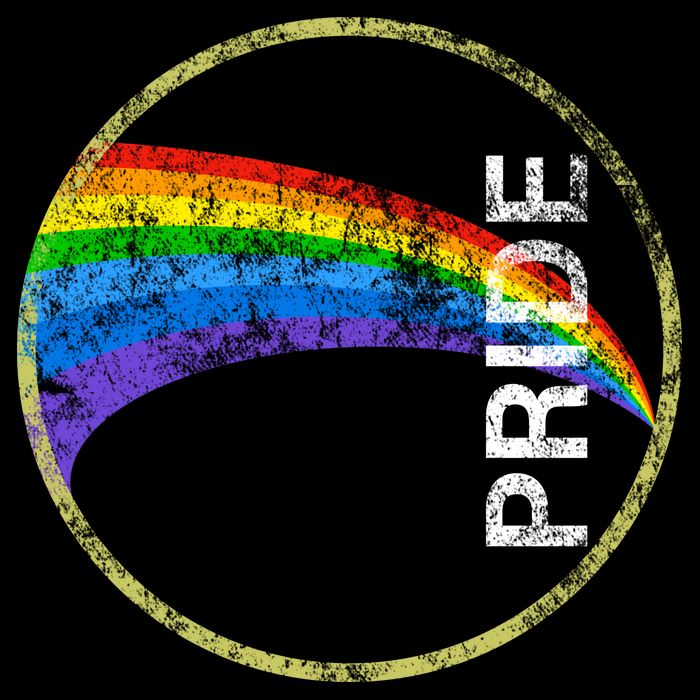 Vintage Rainbow Gay Pride Tie-Dye T-Shirt