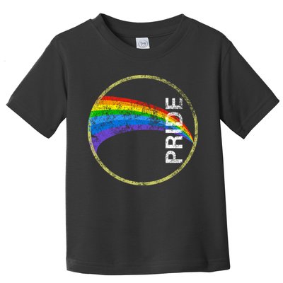 Vintage Rainbow Gay Pride Toddler T-Shirt
