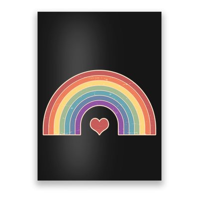 Vintage Rainbow Pride LGBTQ Poster
