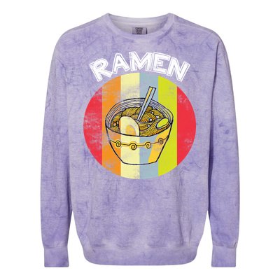 Vintage Ramen Colorblast Crewneck Sweatshirt