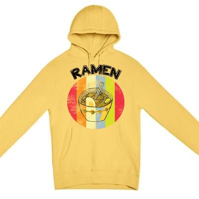 Vintage Ramen Premium Pullover Hoodie