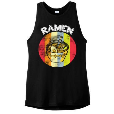 Vintage Ramen Ladies PosiCharge Tri-Blend Wicking Tank