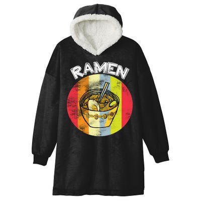 Vintage Ramen Hooded Wearable Blanket