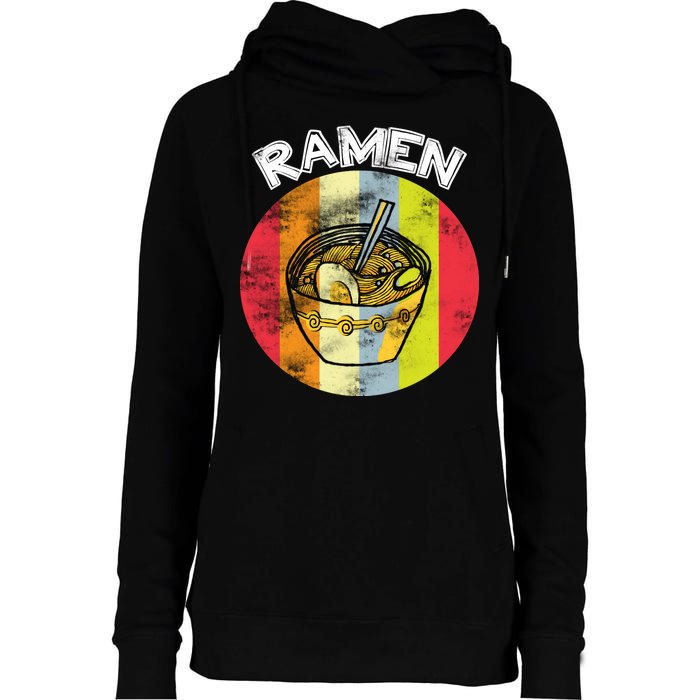 Vintage Ramen Womens Funnel Neck Pullover Hood