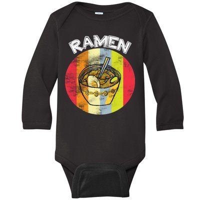 Vintage Ramen Baby Long Sleeve Bodysuit