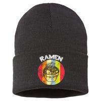 Vintage Ramen Sustainable Knit Beanie