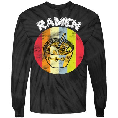 Vintage Ramen Tie-Dye Long Sleeve Shirt