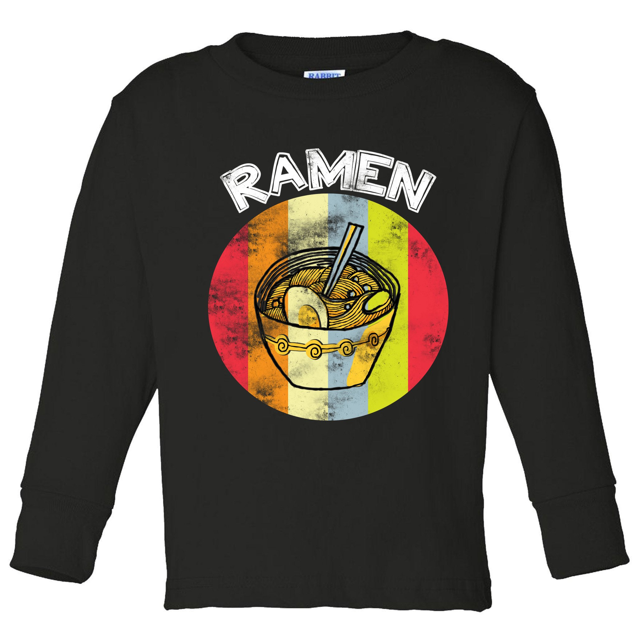 Vintage Ramen Toddler Long Sleeve Shirt