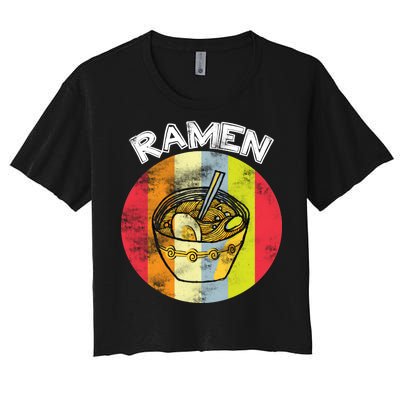 Vintage Ramen Women's Crop Top Tee