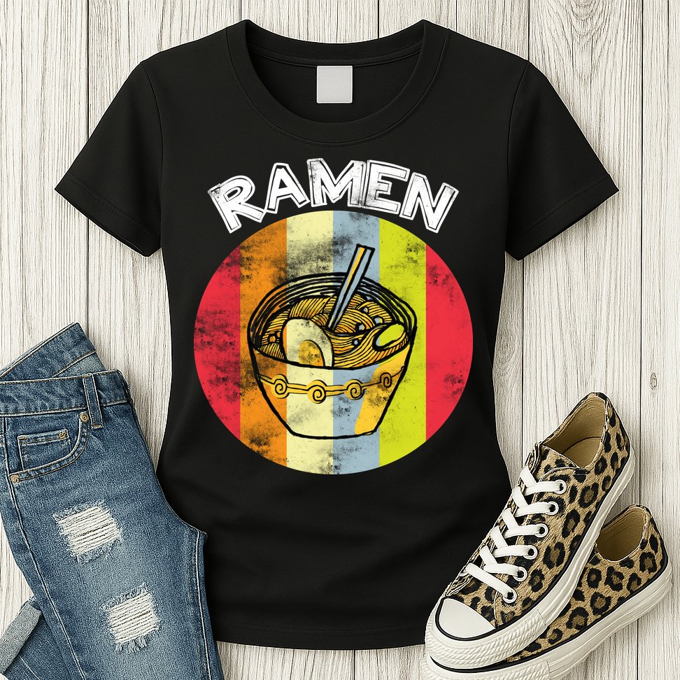Vintage Ramen Womens T-Shirt