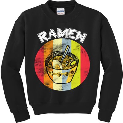 Vintage Ramen Kids Sweatshirt