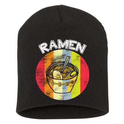 Vintage Ramen Short Acrylic Beanie