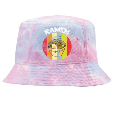 Vintage Ramen Tie-Dyed Bucket Hat